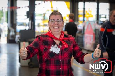 TruckRun Noord West Veluwe. Vrachtwagens Beleving en Sfeer vanaf het Jan Bakker terrein in Wezep. - © NWVFoto.nl
