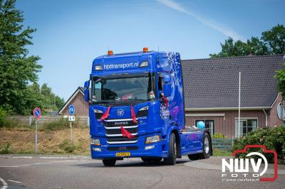 TruckRun Noord West Veluwe. Vrachtwagens Beleving en Sfeer vanaf het Jan Bakker terrein in Wezep. - © NWVFoto.nl