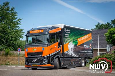 TruckRun Noord West Veluwe. Vrachtwagens Beleving en Sfeer vanaf het Jan Bakker terrein in Wezep. - © NWVFoto.nl
