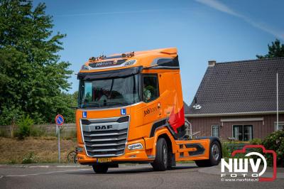 TruckRun Noord West Veluwe. Vrachtwagens Beleving en Sfeer vanaf het Jan Bakker terrein in Wezep. - © NWVFoto.nl