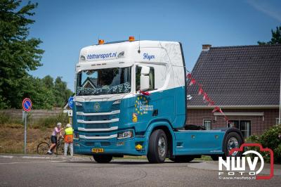 TruckRun Noord West Veluwe. Vrachtwagens Beleving en Sfeer vanaf het Jan Bakker terrein in Wezep. - © NWVFoto.nl