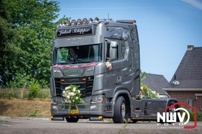 TruckRun Noord West Veluwe. Vrachtwagens Beleving en Sfeer vanaf het Jan Bakker terrein in Wezep. - © NWVFoto.nl