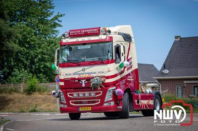 TruckRun Noord West Veluwe. Vrachtwagens Beleving en Sfeer vanaf het Jan Bakker terrein in Wezep. - © NWVFoto.nl