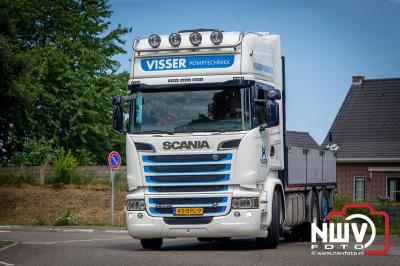 TruckRun Noord West Veluwe. Vrachtwagens Beleving en Sfeer vanaf het Jan Bakker terrein in Wezep. - © NWVFoto.nl