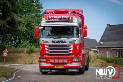 TruckRun Noord West Veluwe. Vrachtwagens Beleving en Sfeer vanaf het Jan Bakker terrein in Wezep. - © NWVFoto.nl