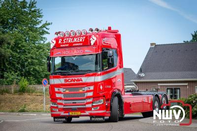 TruckRun Noord West Veluwe. Vrachtwagens Beleving en Sfeer vanaf het Jan Bakker terrein in Wezep. - © NWVFoto.nl