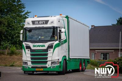 TruckRun Noord West Veluwe. Vrachtwagens Beleving en Sfeer vanaf het Jan Bakker terrein in Wezep. - © NWVFoto.nl