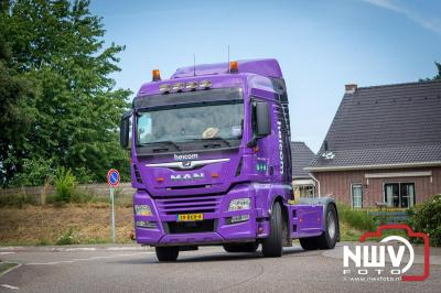 TruckRun Noord West Veluwe. Vrachtwagens Beleving en Sfeer vanaf het Jan Bakker terrein in Wezep. - © NWVFoto.nl