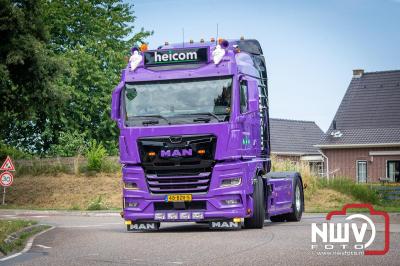 TruckRun Noord West Veluwe. Vrachtwagens Beleving en Sfeer vanaf het Jan Bakker terrein in Wezep. - © NWVFoto.nl