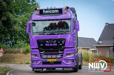 TruckRun Noord West Veluwe. Vrachtwagens Beleving en Sfeer vanaf het Jan Bakker terrein in Wezep. - © NWVFoto.nl
