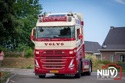 TruckRun Noord West Veluwe. Vrachtwagens Beleving en Sfeer vanaf het Jan Bakker terrein in Wezep. - © NWVFoto.nl