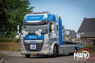 TruckRun Noord West Veluwe. Vrachtwagens Beleving en Sfeer vanaf het Jan Bakker terrein in Wezep. - © NWVFoto.nl