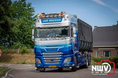 TruckRun Noord West Veluwe. Vrachtwagens Beleving en Sfeer vanaf het Jan Bakker terrein in Wezep. - © NWVFoto.nl
