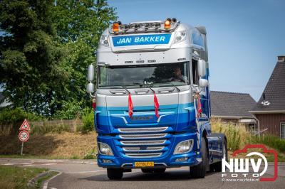 TruckRun Noord West Veluwe. Vrachtwagens Beleving en Sfeer vanaf het Jan Bakker terrein in Wezep. - © NWVFoto.nl