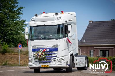 TruckRun Noord West Veluwe. Vrachtwagens Beleving en Sfeer vanaf het Jan Bakker terrein in Wezep. - © NWVFoto.nl