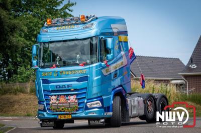 TruckRun Noord West Veluwe. Vrachtwagens Beleving en Sfeer vanaf het Jan Bakker terrein in Wezep. - © NWVFoto.nl