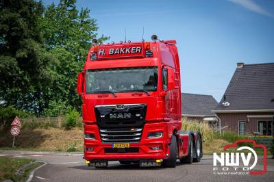 TruckRun Noord West Veluwe. Vrachtwagens Beleving en Sfeer vanaf het Jan Bakker terrein in Wezep. - © NWVFoto.nl
