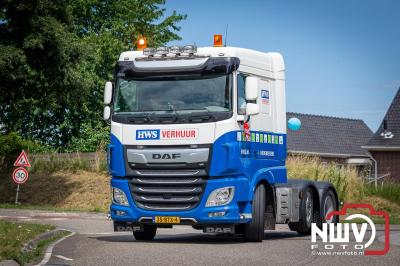 TruckRun Noord West Veluwe. Vrachtwagens Beleving en Sfeer vanaf het Jan Bakker terrein in Wezep. - © NWVFoto.nl