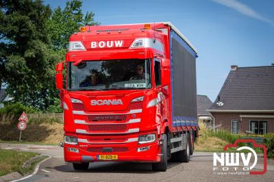 TruckRun Noord West Veluwe. Vrachtwagens Beleving en Sfeer vanaf het Jan Bakker terrein in Wezep. - © NWVFoto.nl