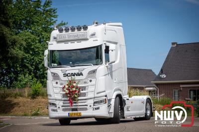 TruckRun Noord West Veluwe. Vrachtwagens Beleving en Sfeer vanaf het Jan Bakker terrein in Wezep. - © NWVFoto.nl