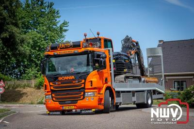 TruckRun Noord West Veluwe. Vrachtwagens Beleving en Sfeer vanaf het Jan Bakker terrein in Wezep. - © NWVFoto.nl