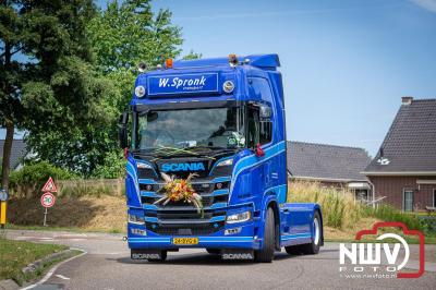 TruckRun Noord West Veluwe. Vrachtwagens Beleving en Sfeer vanaf het Jan Bakker terrein in Wezep. - © NWVFoto.nl