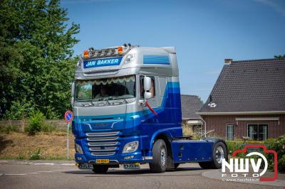 TruckRun Noord West Veluwe. Vrachtwagens Beleving en Sfeer vanaf het Jan Bakker terrein in Wezep. - © NWVFoto.nl