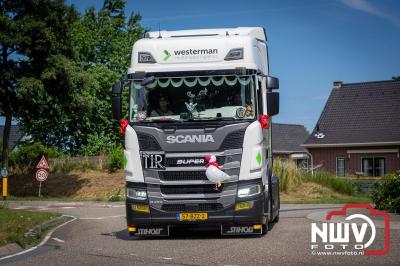 TruckRun Noord West Veluwe. Vrachtwagens Beleving en Sfeer vanaf het Jan Bakker terrein in Wezep. - © NWVFoto.nl