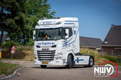 TruckRun Noord West Veluwe. Vrachtwagens Beleving en Sfeer vanaf het Jan Bakker terrein in Wezep. - © NWVFoto.nl