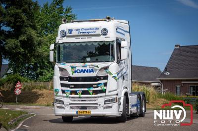 TruckRun Noord West Veluwe. Vrachtwagens Beleving en Sfeer vanaf het Jan Bakker terrein in Wezep. - © NWVFoto.nl
