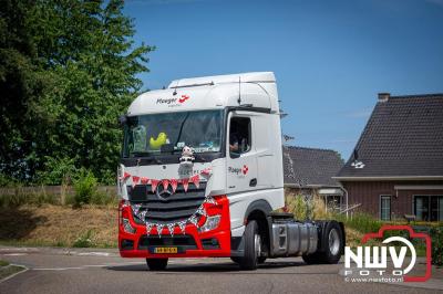 TruckRun Noord West Veluwe. Vrachtwagens Beleving en Sfeer vanaf het Jan Bakker terrein in Wezep. - © NWVFoto.nl