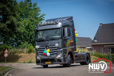 TruckRun Noord West Veluwe. Vrachtwagens Beleving en Sfeer vanaf het Jan Bakker terrein in Wezep. - © NWVFoto.nl