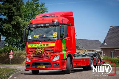 TruckRun Noord West Veluwe. Vrachtwagens Beleving en Sfeer vanaf het Jan Bakker terrein in Wezep. - © NWVFoto.nl