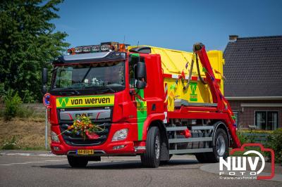 TruckRun Noord West Veluwe. Vrachtwagens Beleving en Sfeer vanaf het Jan Bakker terrein in Wezep. - © NWVFoto.nl