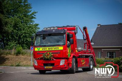 TruckRun Noord West Veluwe. Vrachtwagens Beleving en Sfeer vanaf het Jan Bakker terrein in Wezep. - © NWVFoto.nl