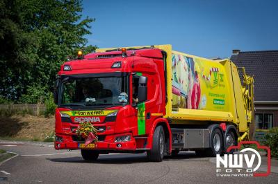 TruckRun Noord West Veluwe. Vrachtwagens Beleving en Sfeer vanaf het Jan Bakker terrein in Wezep. - © NWVFoto.nl