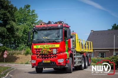 TruckRun Noord West Veluwe. Vrachtwagens Beleving en Sfeer vanaf het Jan Bakker terrein in Wezep. - © NWVFoto.nl