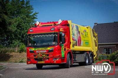 TruckRun Noord West Veluwe. Vrachtwagens Beleving en Sfeer vanaf het Jan Bakker terrein in Wezep. - © NWVFoto.nl