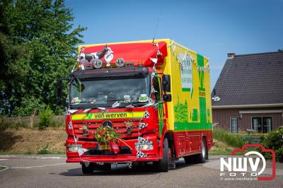 TruckRun Noord West Veluwe. Vrachtwagens Beleving en Sfeer vanaf het Jan Bakker terrein in Wezep. - © NWVFoto.nl