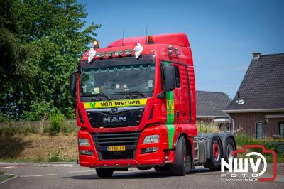TruckRun Noord West Veluwe. Vrachtwagens Beleving en Sfeer vanaf het Jan Bakker terrein in Wezep. - © NWVFoto.nl