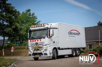 TruckRun Noord West Veluwe. Vrachtwagens Beleving en Sfeer vanaf het Jan Bakker terrein in Wezep. - © NWVFoto.nl