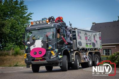TruckRun Noord West Veluwe. Vrachtwagens Beleving en Sfeer vanaf het Jan Bakker terrein in Wezep. - © NWVFoto.nl