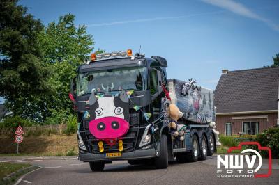 TruckRun Noord West Veluwe. Vrachtwagens Beleving en Sfeer vanaf het Jan Bakker terrein in Wezep. - © NWVFoto.nl