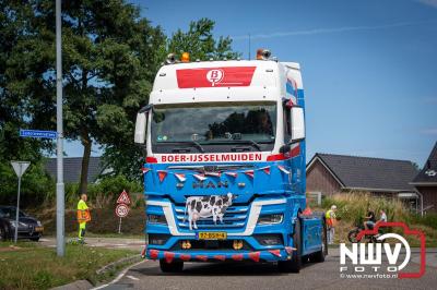 TruckRun Noord West Veluwe. Vrachtwagens Beleving en Sfeer vanaf het Jan Bakker terrein in Wezep. - © NWVFoto.nl