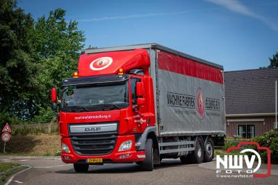 TruckRun Noord West Veluwe. Vrachtwagens Beleving en Sfeer vanaf het Jan Bakker terrein in Wezep. - © NWVFoto.nl