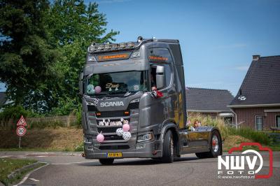 TruckRun Noord West Veluwe. Vrachtwagens Beleving en Sfeer vanaf het Jan Bakker terrein in Wezep. - © NWVFoto.nl