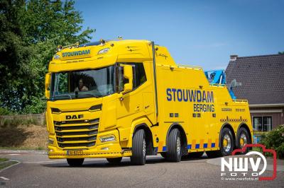 TruckRun Noord West Veluwe. Vrachtwagens Beleving en Sfeer vanaf het Jan Bakker terrein in Wezep. - © NWVFoto.nl