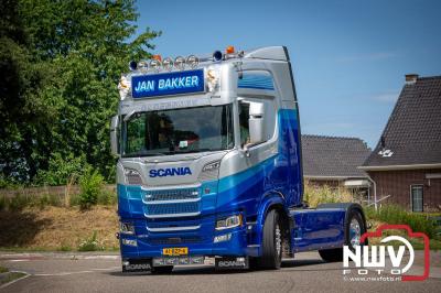 TruckRun Noord West Veluwe. Vrachtwagens Beleving en Sfeer vanaf het Jan Bakker terrein in Wezep. - © NWVFoto.nl