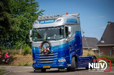TruckRun Noord West Veluwe. Vrachtwagens Beleving en Sfeer vanaf het Jan Bakker terrein in Wezep. - © NWVFoto.nl
