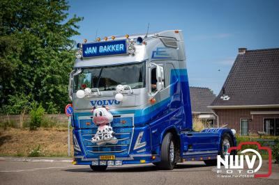 TruckRun Noord West Veluwe. Vrachtwagens Beleving en Sfeer vanaf het Jan Bakker terrein in Wezep. - © NWVFoto.nl